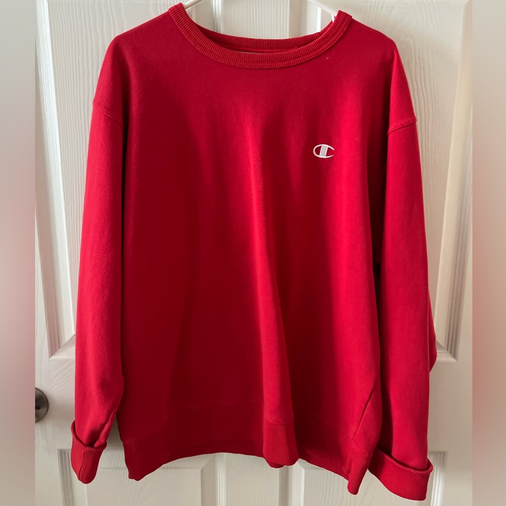 Red Champion Sweatshirt